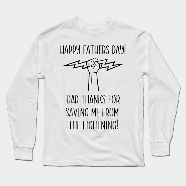 Happy Fathers Day Long Sleeve T-Shirt by dailydadacomic